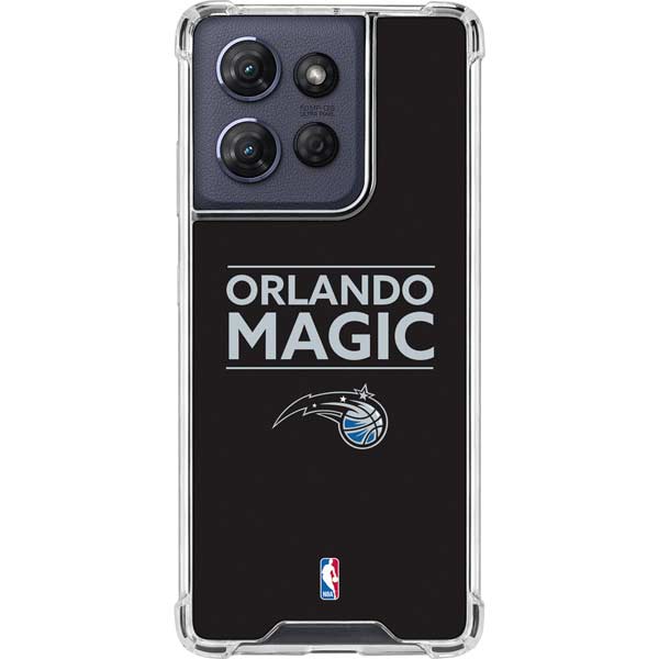 NBA Orlando Magic Standard - Black Moto G 5G (2025) Clear Case