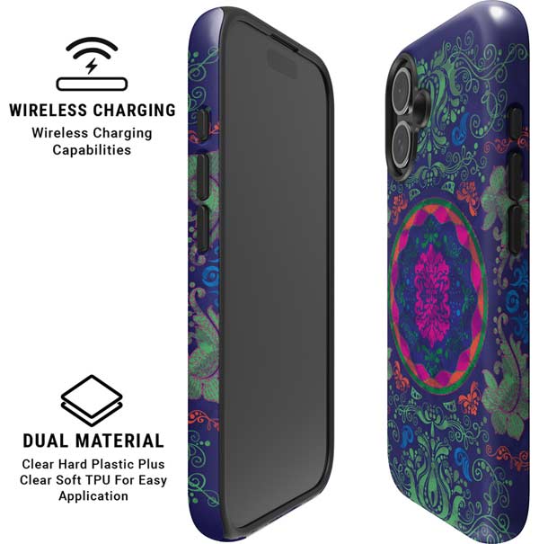 Ornate Swirls iPhone 16 Plus Magsafe Impact Case