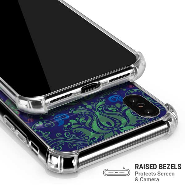 Ornate Swirls iPhone X/XS Clear Case