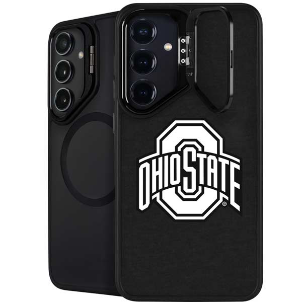 Ohio State University OSU Black Galaxy S26 Plus Kickstand Case