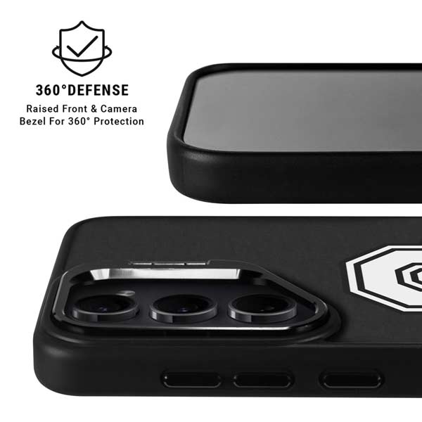 Ohio State University OSU Black Galaxy S26 Plus Kickstand Case