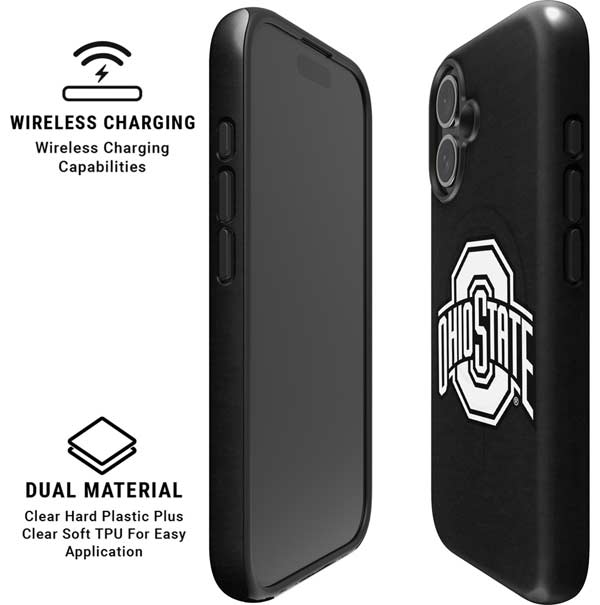 Ohio State University OSU Black iPhone 16 Magsafe Impact Case