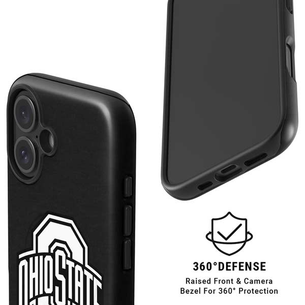 Ohio State University OSU Black iPhone 16 Plus Magsafe Impact Case