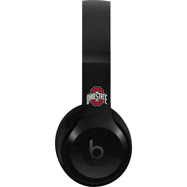 Ohio State University OSU Buckeyes Black Beats Studio Pro Wireless Headphones Skin