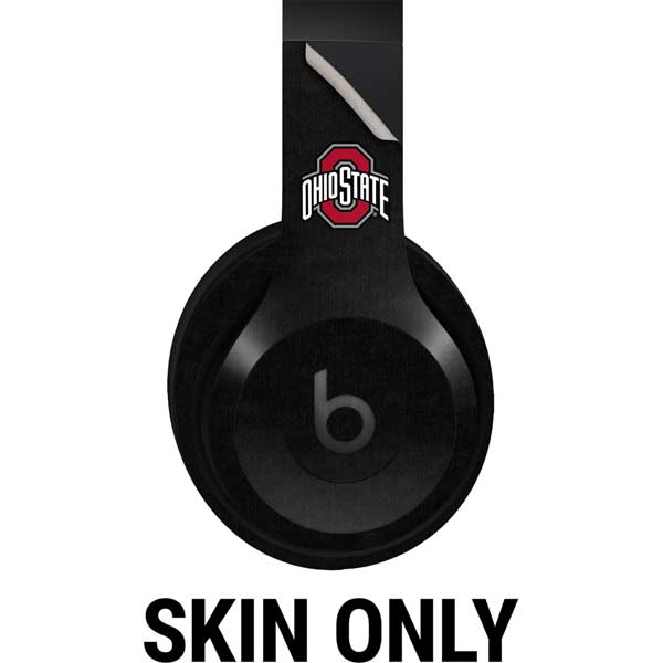 Ohio State University OSU Buckeyes Black Beats Studio Pro Wireless Headphones Skin