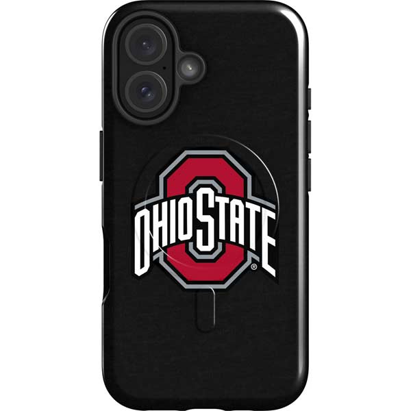 Ohio State University OSU Buckeyes Black iPhone 17 Magsafe Impact Case