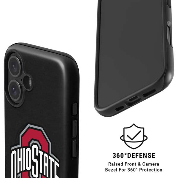 Ohio State University OSU Buckeyes Black iPhone 17 Magsafe Impact Case