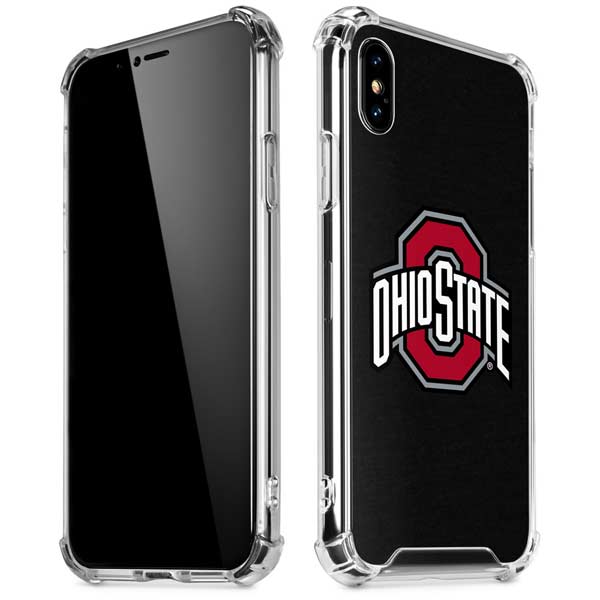 Ohio State University OSU Buckeyes Black iPhone X/XS Clear Case