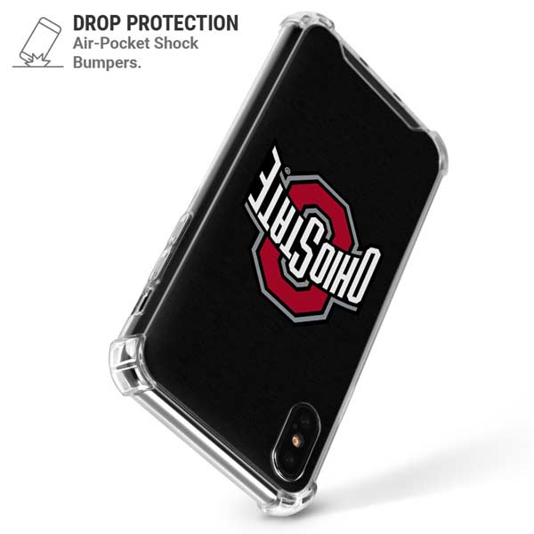 Ohio State University OSU Buckeyes Black iPhone X/XS Clear Case