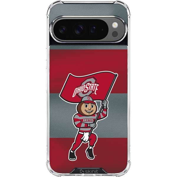 Ohio State University OSU Buckeyes Flag Google Pixel 10 Pro XL Clear Case
