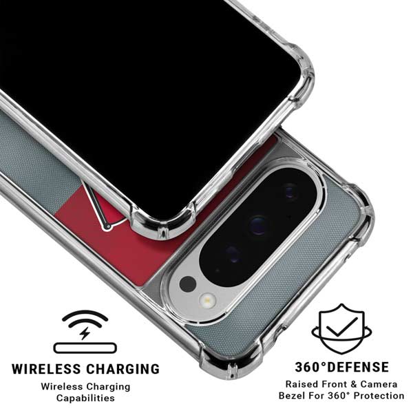 Ohio State University OSU Buckeyes Flag Google Pixel 10 Pro XL Clear Case