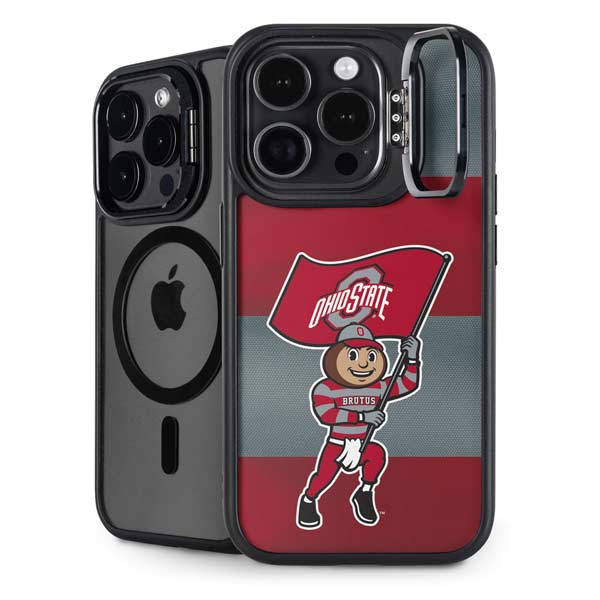 Ohio State University OSU Buckeyes Flag iPhone 14 Pro Kickstand Case
