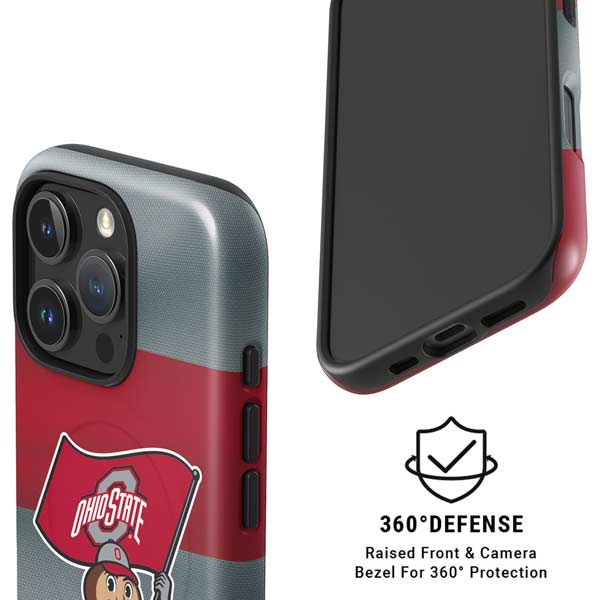 Ohio State University OSU Buckeyes Flag iPhone 16 Pro Magsafe Impact Case