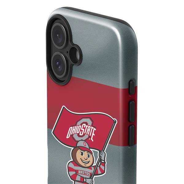 Ohio State University OSU Buckeyes Flag iPhone 17 Impact Case