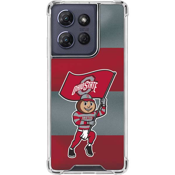 Ohio State University OSU Buckeyes Flag Moto G Stylus 5G (2025) Clear Case