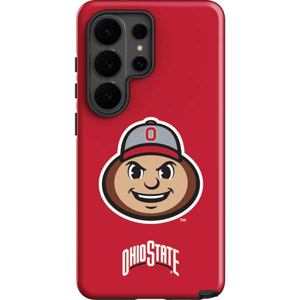 Ohio State University OSUBuckeyes Light Grey Galaxy S26 Ultra Impact Case