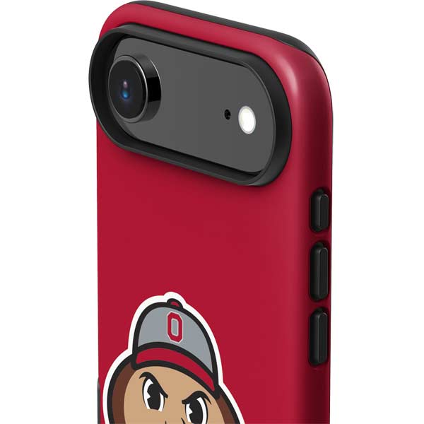 Ohio State University OSUBuckeyes Light Grey iPhone 17 Air Impact Case