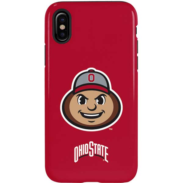 Ohio State University OSUBuckeyes Light Grey iPhone XS Pro Case