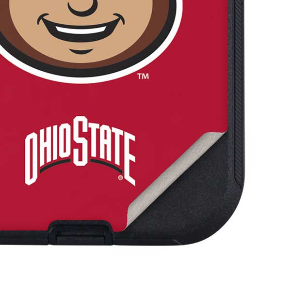 Ohio State University OSUBuckeyes Light Grey Otterbox Defender iPhone Skin