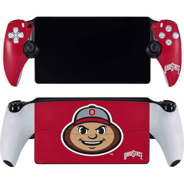 Ohio State University OSUBuckeyes Light Grey PlayStation PS5 Skins