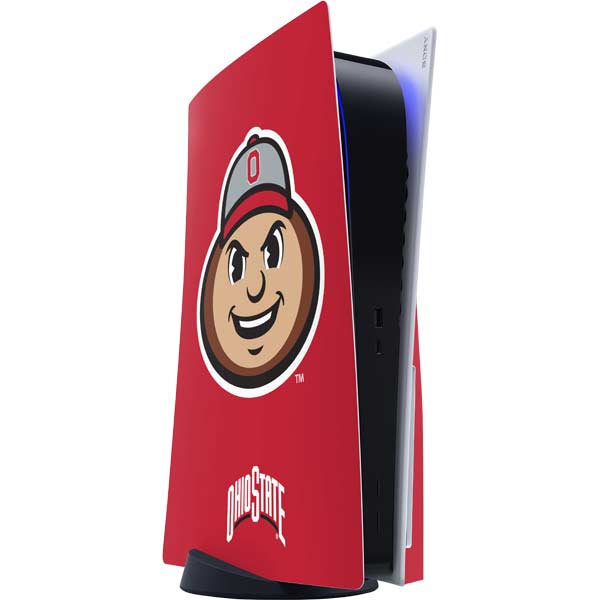 Ohio State University OSUBuckeyes Light Grey PlayStation PS5 Skins