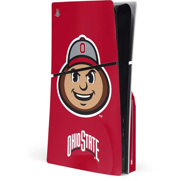 Ohio State University OSUBuckeyes Light Grey PlayStation PS5 Skins