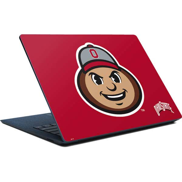 Ohio State University OSUBuckeyes Light Grey Surface Laptop Skin