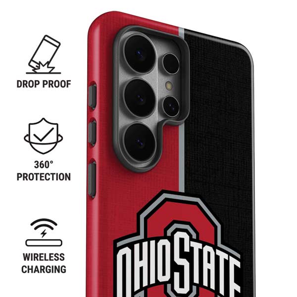 Ohio State University OSU Buckeyes Split Galaxy S26 Ultra Impact Case