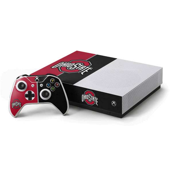 Ohio State University OSU Buckeyes Split Xbox One Skins