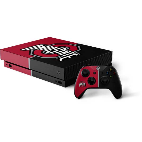 Ohio State University OSU Buckeyes Split Xbox One Skins