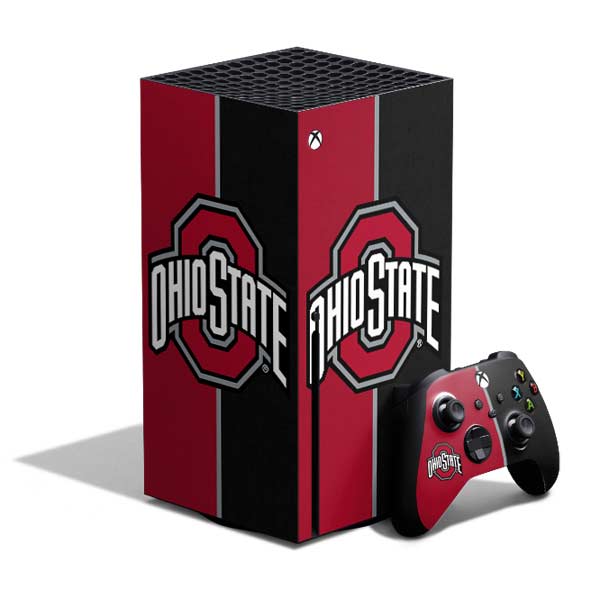 Ohio State University OSU Buckeyes Split Xbox Series X Skins