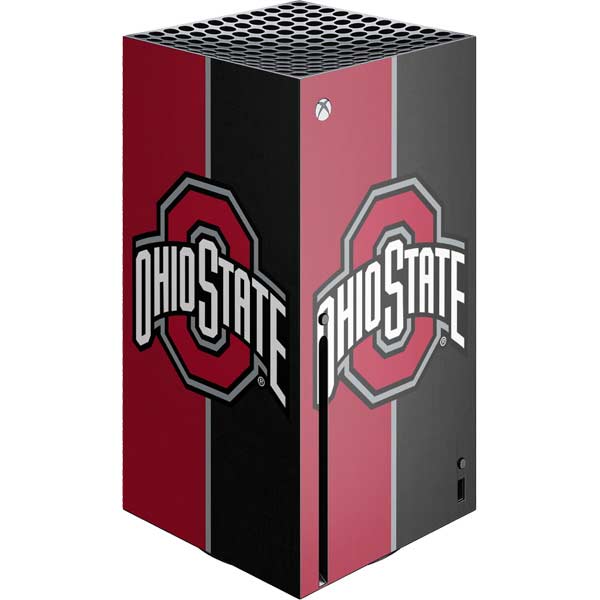 Ohio State University OSU Buckeyes Split Xbox Series X Skins
