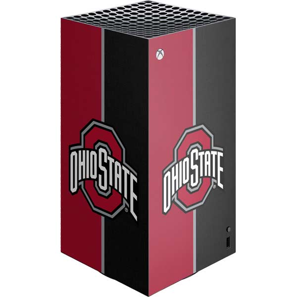 Ohio State University OSU Buckeyes Split Xbox Series X Skins