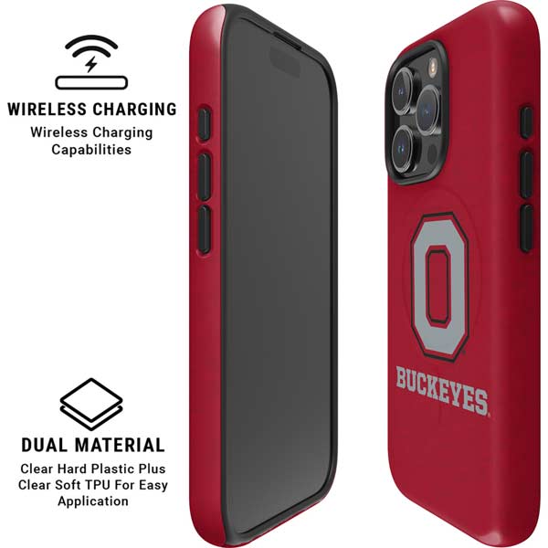 Ohio State University OSU O iPhone 16 Pro Magsafe Impact Case