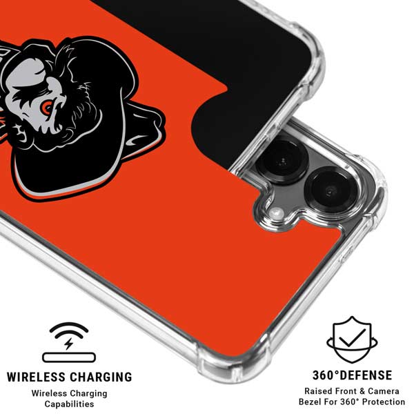 Oklahoma State University OSU Basketball Galaxy S26 Clear Case