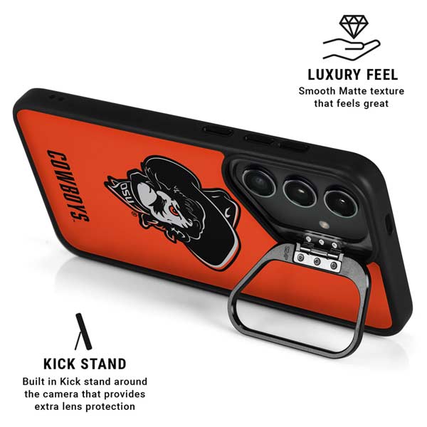 Oklahoma State University OSU Basketball Galaxy S26 Kickstand Case