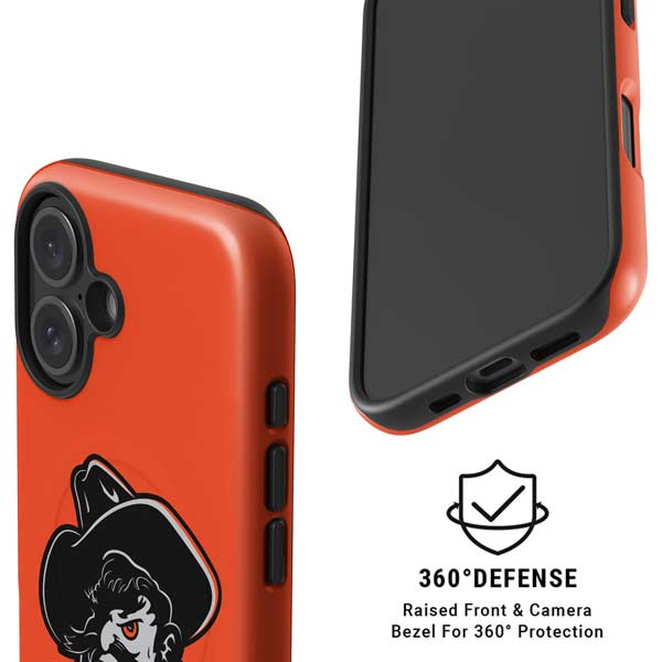 Oklahoma State University OSU Basketball iPhone 16 Magsafe Impact Case