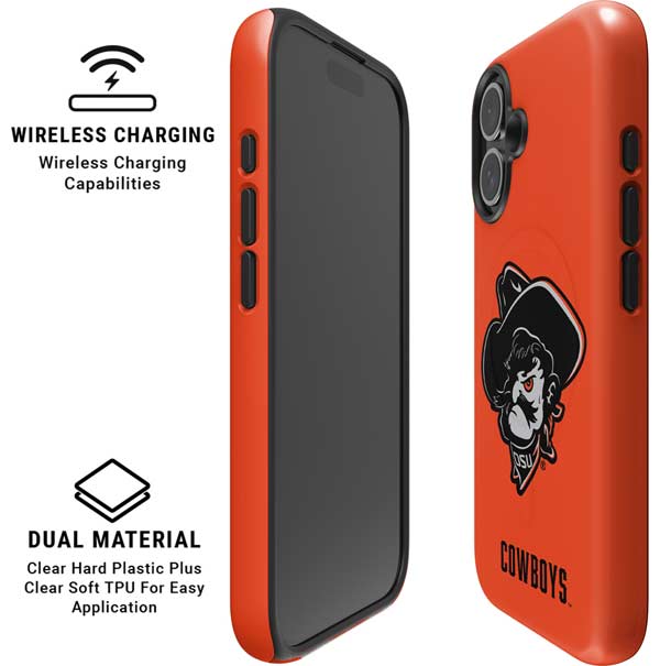 Oklahoma State University OSU Basketball iPhone 16 Magsafe Impact Case
