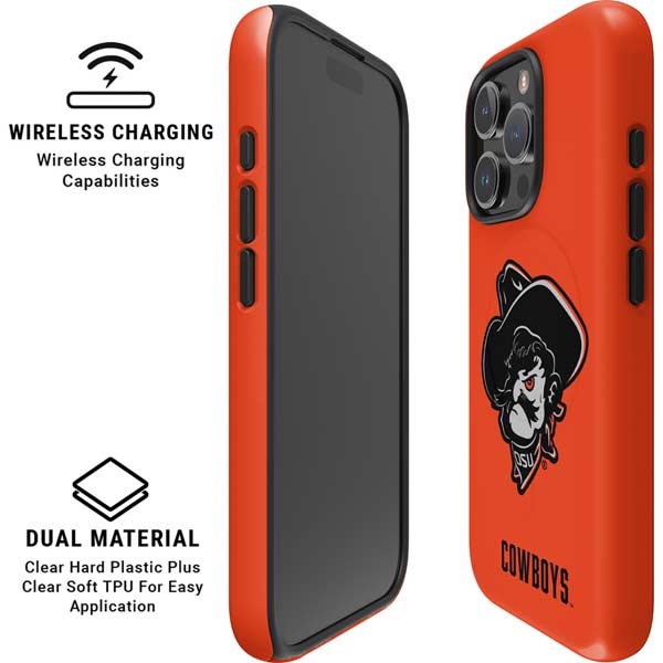 Oklahoma State University OSU Basketball iPhone 16 Pro Max Magsafe Impact Case