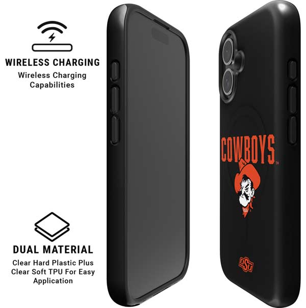 Oklahoma State University OSU Ride Em Cowboy iPhone 16 Magsafe Impact Case