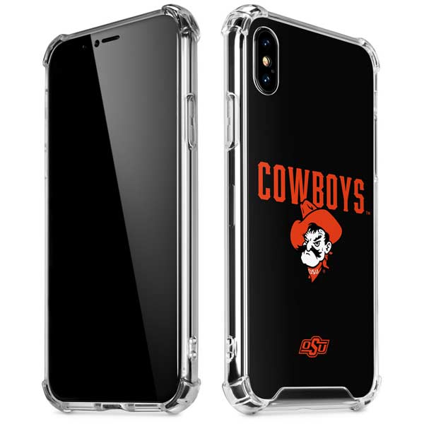 Oklahoma State University OSU Ride Em Cowboy iPhone X/XS Clear Case
