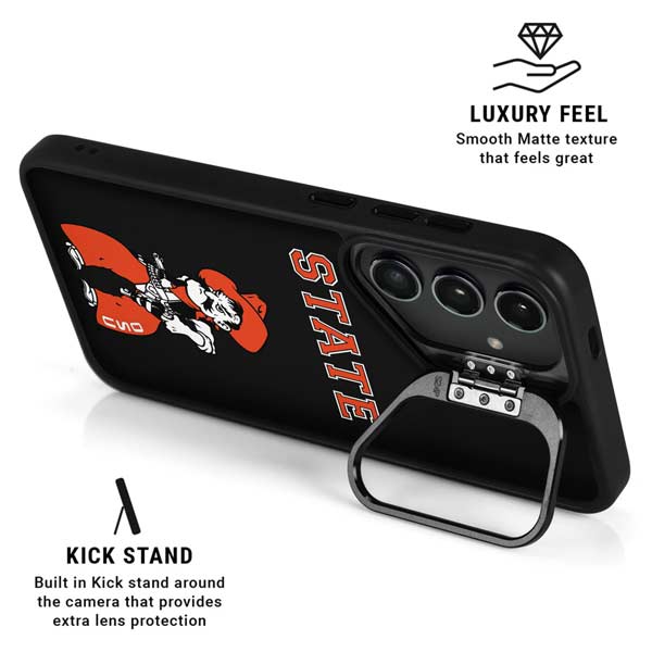 Oklahoma State University OSU Cowboys Orange Galaxy S26 Ultra Kickstand Case