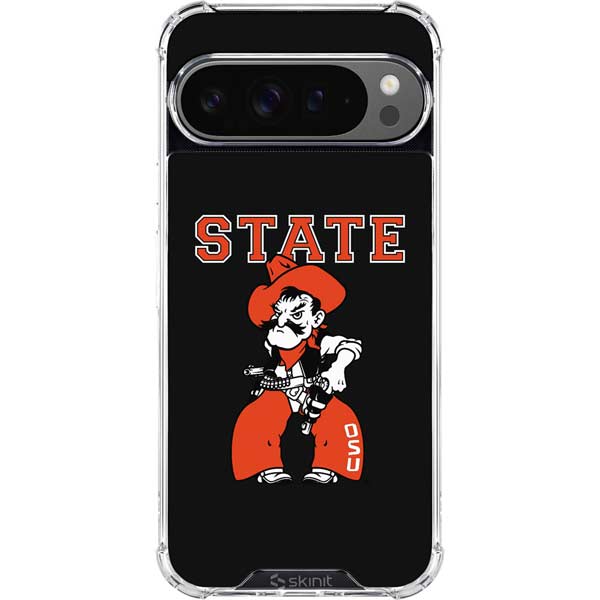 Oklahoma State University OSU Cowboys Orange Google Pixel 10 Pro XL Clear Case
