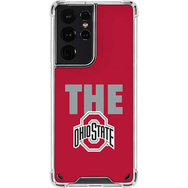 Ohio State University The Ohio State Buckeyes Galaxy S21 Ultra 5G Clear Case