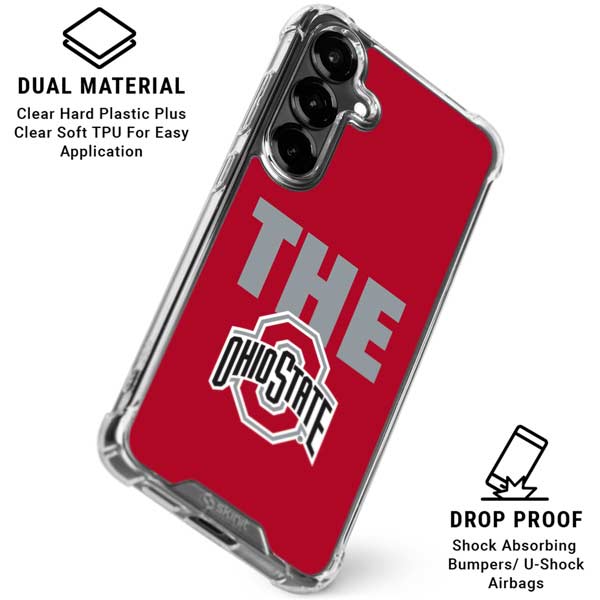 Ohio State University The Ohio State Buckeyes Galaxy S26 Clear Case
