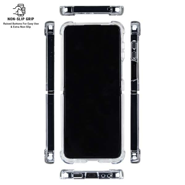 Ohio State University The Ohio State Buckeyes Galaxy Z Flip7 Clear Case