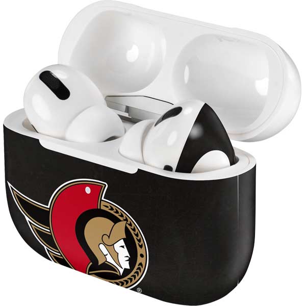 NHL Ottawa Senators Distressed AirPods Skins