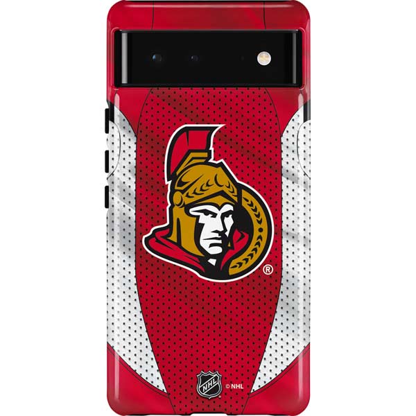 NHL Ottawa Senators Home Jersey Pixel Cases