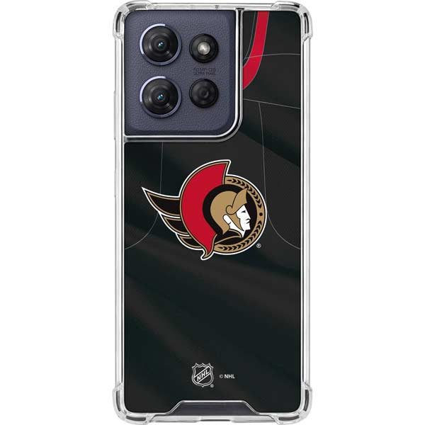 NHL Ottawa Senators Home Jersey Moto G Power 5G (2025) Clear Case