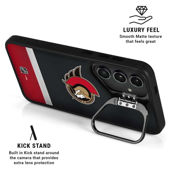 NHL Ottawa Senators Jersey Galaxy S26 Ultra Kickstand Case